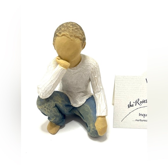 Willow Tree Inquisitive Child from The Roses in my Garden Collection. New. - Picture 5 of 5